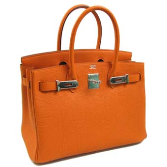 HERMES エルメス バーキン30 スーパーコピー トゴ オレンジ シルバー金具 05P01Sep13 Birkin 154